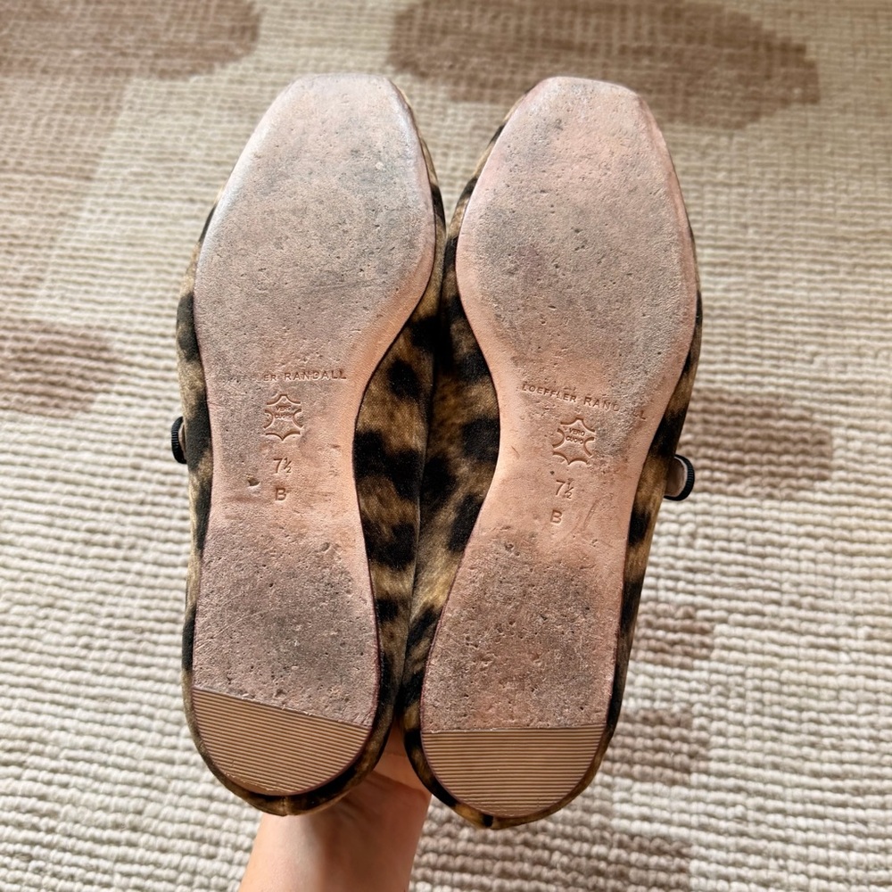 Loeffler Randall Ginger leopard print Mary Jane flats - Picture 5 of 9